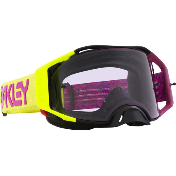 Oakley Airbrake MX Retina Goggle - strap detail with silicone gripper pattern SKU OO7046-F7