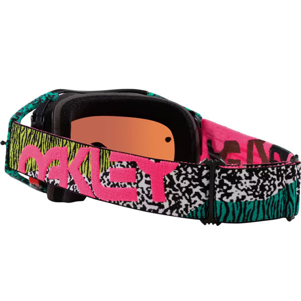 Oakley Airbrake MX Bengal Goggle - front view highlighting lens and ventilation SKU OO7046-F8