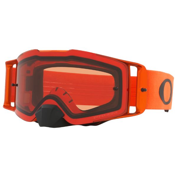 Product image of Oakley OO7087 55 Frontline Prizm Goggle Org BTO Sports 1 motocross goggles showing frame design, lens style, and colorway