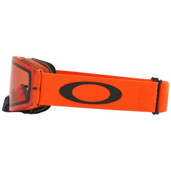 Product image of Oakley OO7087 55 Frontline Prizm Goggle Org BTO Sports 4 motocross goggles showing frame design, lens style, and colorway