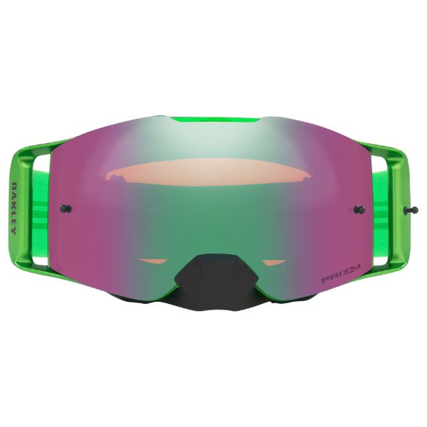 Product image of Oakley OO7087 66 Front Line MX Goggle greenBTO Sports 2 motocross goggles showing frame design, lens style, and colorway