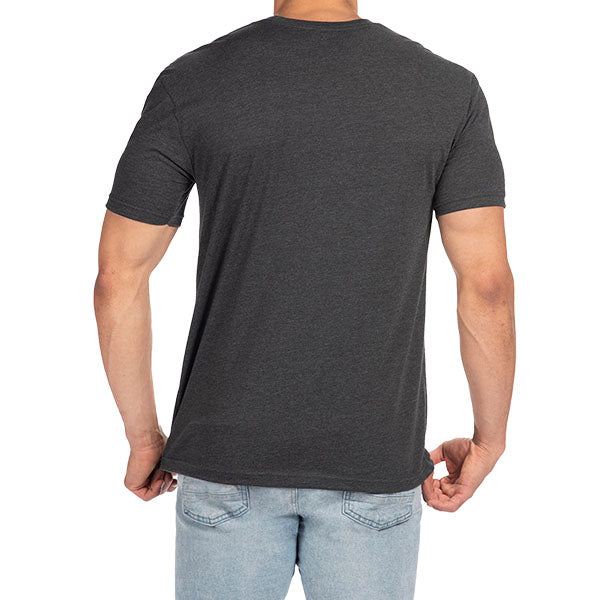 Professional studio photo of One Industries Horizon Tee; showing tee fit, printed graphics, and crew neckline; SKU Z003-0; Sizes: S-2XL