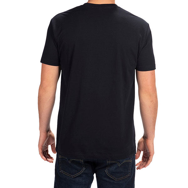 Crisp studio image on a white background of One Industries Horizon Tee; showing tee fit, printed graphics, and crew neckline; SKU Z003-0; Sizes: S-2XL
