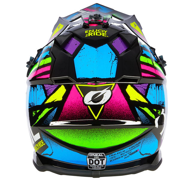 Product photo of O'Neal, 2 Series Glitch V.23 Helmet (Youth), color options Black/White, Multi, sizes Y-SM, Y-MD, Y-LG
