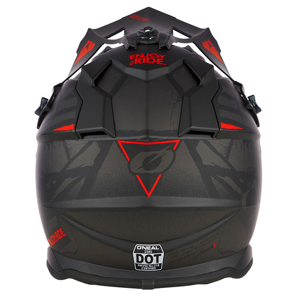 Catalog studio image of O'Neal, 2 Series Glitch V.23 Helmet, SKU 0200-176, color options Black/Grey, Black/White, sizes XS–2X