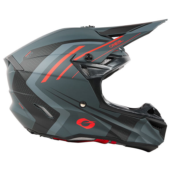Product photo of O'Neal, 5 Series Spike V.25 Helmet, SKU 0628-282, color options Grey/Red, White/Black, sizes XS–2X