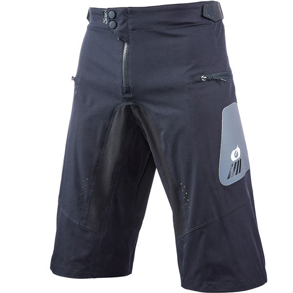 Clean studio photo on a white background of O'Neal, Element FR Hybrid Short (MTB) Mountain Bike, Shorts, SKU 1081-032, color options Black/Grey, Petrol/Teal, sizes 28–38