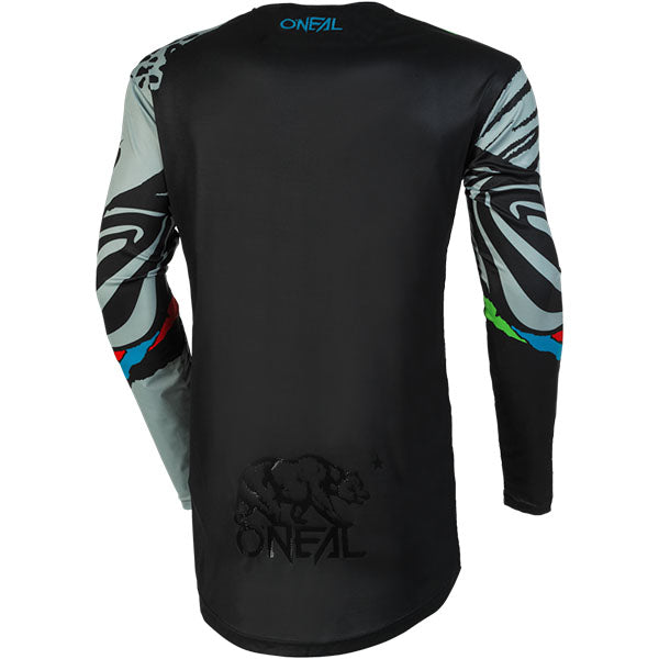 Product photo of O'Neal, Mayhem Wild V.23 Jersey, SKU M004-703, color options Black/Grey, Black/White, sizes XL–2X