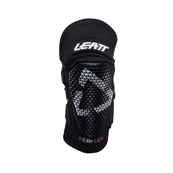 Studio product image of Leatt, ReaFlex Pro Knee Guards in Black, Colors: Black, Flint Grey, Sizes: 2-2, SKU: 5024060940