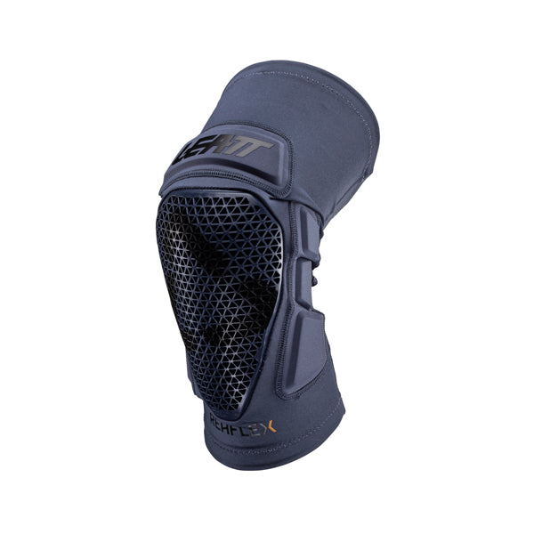 Product photo showing Leatt, ReaFlex Pro Knee Guards in Flint Grey, Colors: Black, Flint Grey, Sizes: 2-2, SKU: 5024060940