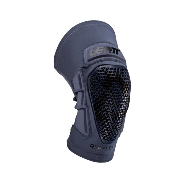 Image showing Leatt, ReaFlex Pro Knee Guards in Flint Grey, Colors: Black, Flint Grey, Sizes: 2-2, SKU: 5024060940
