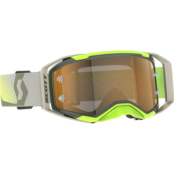 Scott Prospect 2.0 Amplifier Goggles in Kaki Green/Neon Yellow AMP Rose Works SKU 51-5615