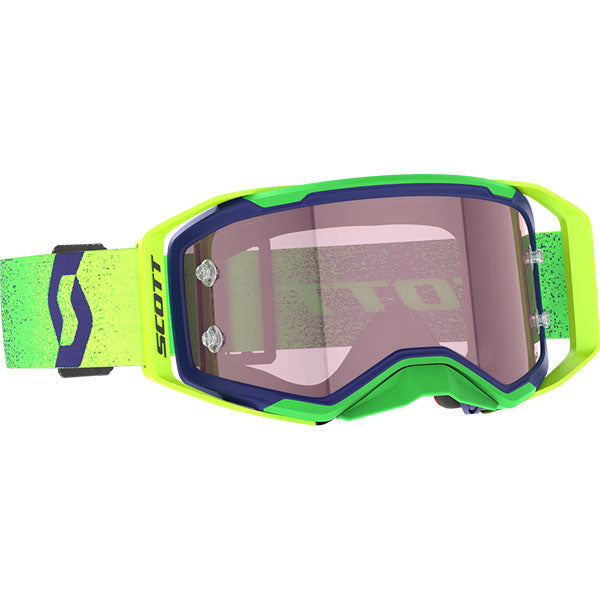 Scott Prospect 2.0 Amplifier Goggles in Stealth Black/Radiant Pink AMP Blue Chrome Works SKU 51-5618