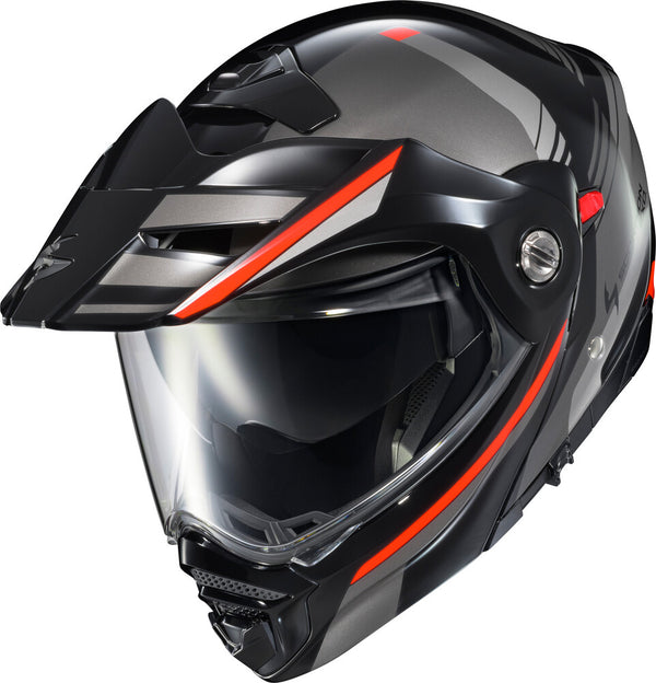 Scorpion EXO - EXO-AT960 Monk Helmet, front three-quarter view, color options: 2XL, 3XL, L, M, S, XL, sizes: Monk Black/Red, Monk Grey/Hi-Viz, Monk Phantom, Monk White/Blue
