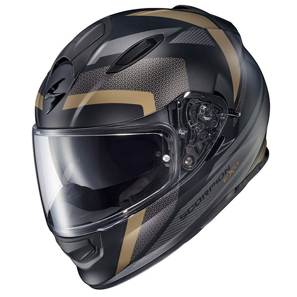 Scorpion EXO - Ryzer Evolution Helmet, detail view, color options: 2XL, LG, MD, SM, XL, sizes: Gold, Hi-Viz, Phantom, Pink, Red