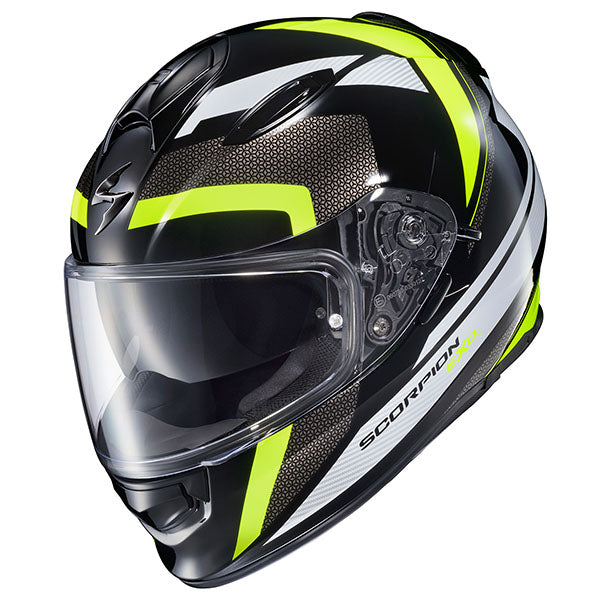 Scorpion EXO - Ryzer Evolution Helmet, detail view, color options: 2XL, LG, MD, SM, XL, sizes: Gold, Hi-Viz, Phantom, Pink, Red