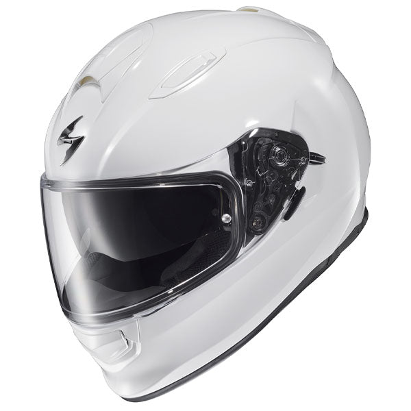 Scorpion EXO - Ryzer Helmet, detail view, color options: 2XL, LG, MD, SM, XL, XS, sizes: Gloss Black, Gloss White, Matte Black