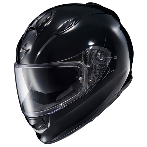 Scorpion EXO - Ryzer Helmet, detail view, color options: 2XL, LG, MD, SM, XL, XS, sizes: Gloss Black, Gloss White, Matte Black