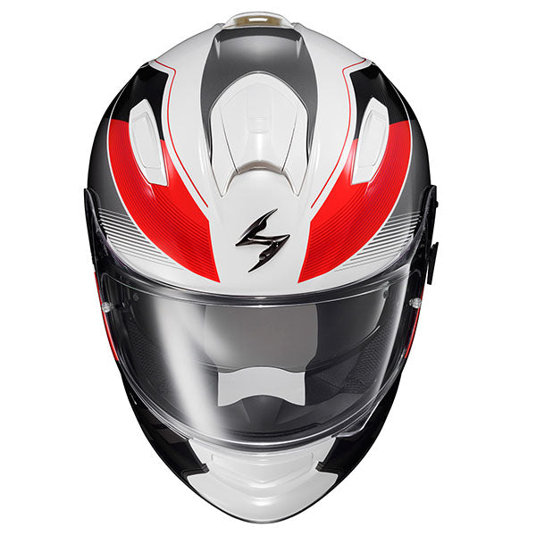 Scorpion EXO - Ryzer Edge Helmet, detail view, color options: 2XL, LG, MD, SM, XL, XS, sizes: Dark Grey, Hi-Viz, Pink, Red