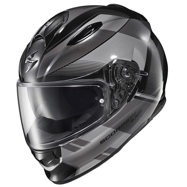 Scorpion EXO - Ryzer Edge Helmet, detail view, color options: 2XL, LG, MD, SM, XL, XS, sizes: Dark Grey, Hi-Viz, Pink, Red
