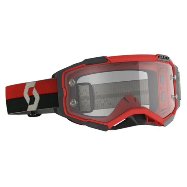 Product image of Scott Fury Goggles w Clear Lens 3 motocross goggles showing frame design, lens style, and colorway