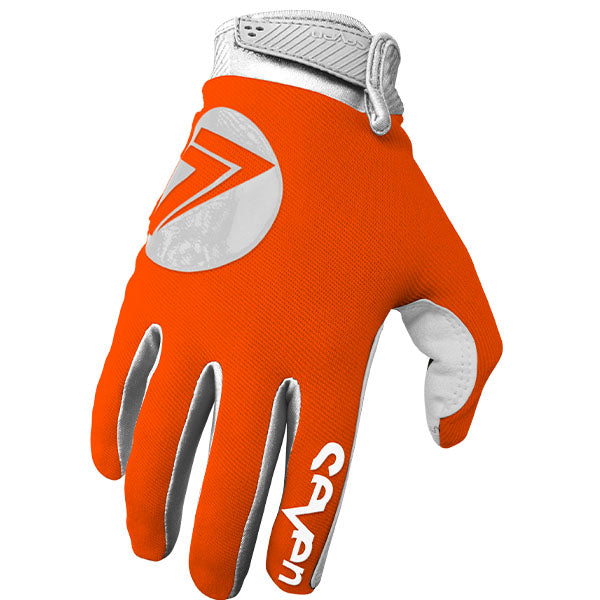 Product image of Seven MX 23 0009 Annex.Dot.Glove.Flo Orange.23.1 e958cc9d 8849 45bc a8c1 685f6ac3d56d motocross gloves showing fit, construction, and colorway | Available at BTO Sports
