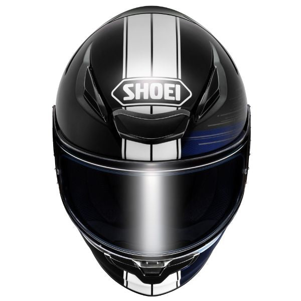Studio image on a white background of Shoei FA25 RF1400 Ideograph helmet TC5 2, showing overall shape, materials, and visible design details