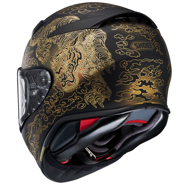 Studio image on a white background of Shoei FA25 RF1400 Fearless helmet TC5 3, showing overall shape, materials, and visible design details