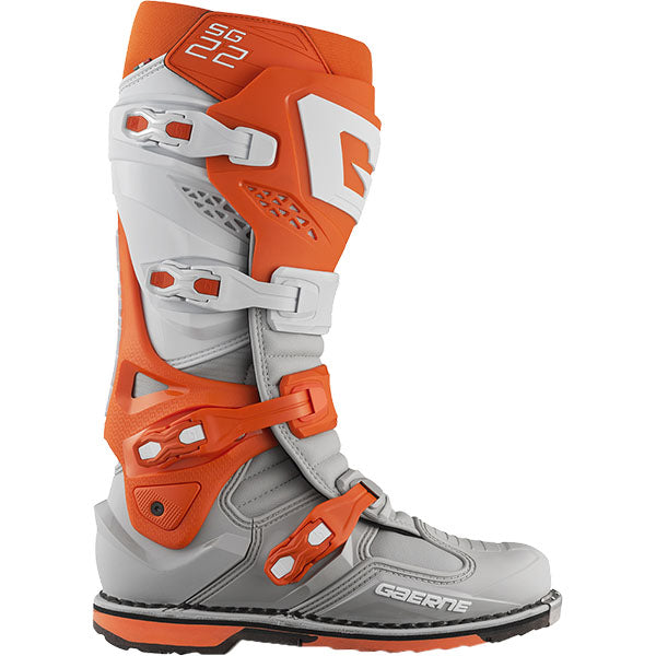Product image of Sidi BTO Sports 0008 gaerne sg 22 boots orange 67f4ea21 0b99 48e3 bd4f 5158c9569413 motocross boots showing design and colorway | Available at BTO Sports