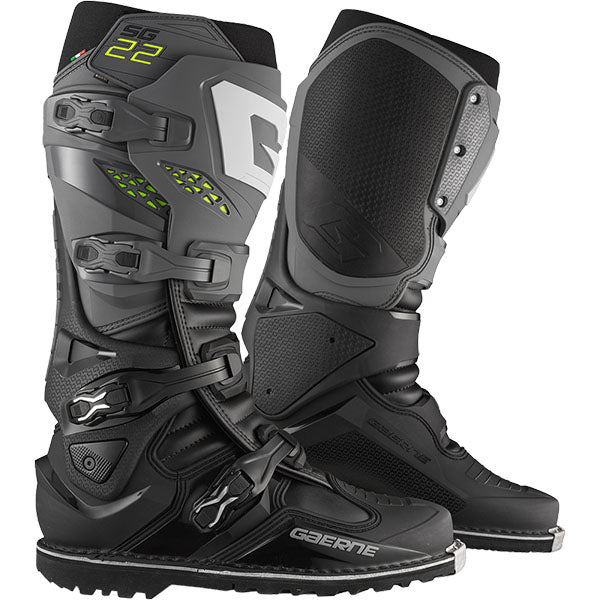 Product image of Sidi BTO Sports 0009 gaerne sg 22 gor tex enduro boots 00a99453 0b2e 4c51 9ffd e25def6dc769 motocross boots showing design and colorway | Available at BTO Sports