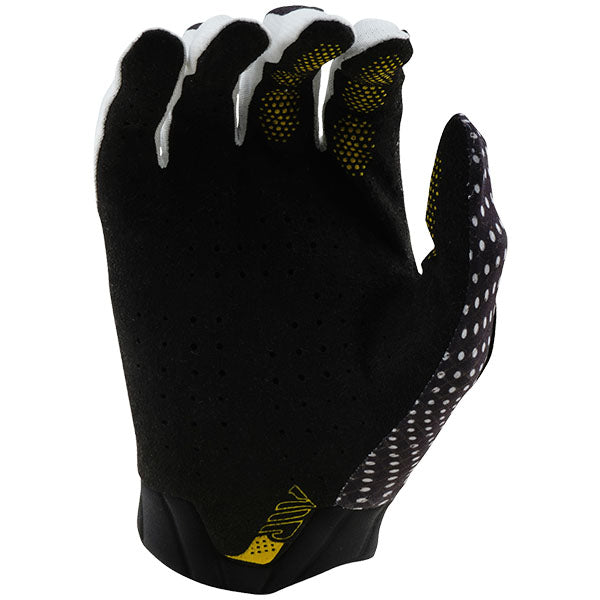 Product image of Troy Lee Designs BTO Sports 0040 TLD B25D1 AIR GLOVE OPTIC WHT 02 motocross gloves showing fit, construction, and colorway | Available at BTO Sports