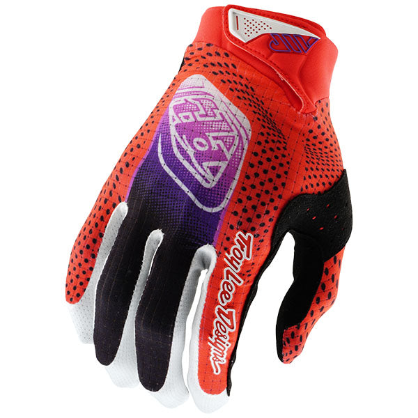 Product image of Troy Lee Designs BTO Sports 0043 TLD B25D1 AIR GLOVE OPTIC INFRARED 01 motocross gloves showing fit, construction, and colorway | Available at BTO Sports