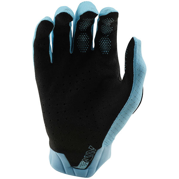 Product image of Troy Lee Designs BTO Sports 0055 TLD B25D1 AIR GLOVE MONO SMOKE 02 motocross gloves showing fit, construction, and colorway | Available at BTO Sports