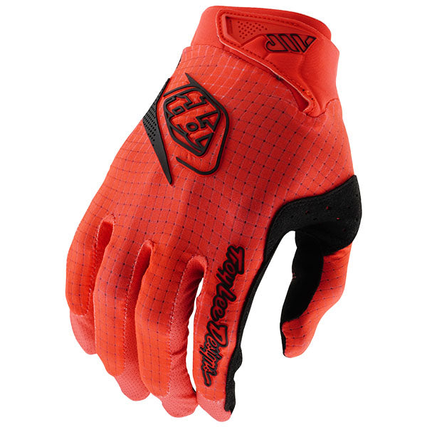 Product image of Troy Lee Designs BTO Sports 0058 TLD B25D1 AIR GLOVE MONO ORNG 01 motocross gloves showing fit, construction, and colorway | Available at BTO Sports