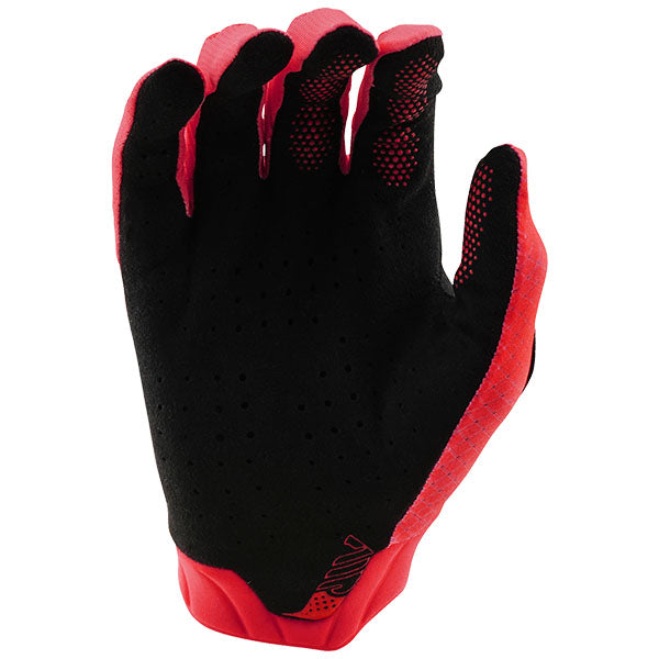 Product image of Troy Lee Designs BTO Sports 0059 TLD B25D1 AIR GLOVE MONO INFRA RED 02 707d2a77 2e65 461b b295 fcb7d2aba241 motocross gloves showing fit, construction, and colorway | Available at BTO Sports