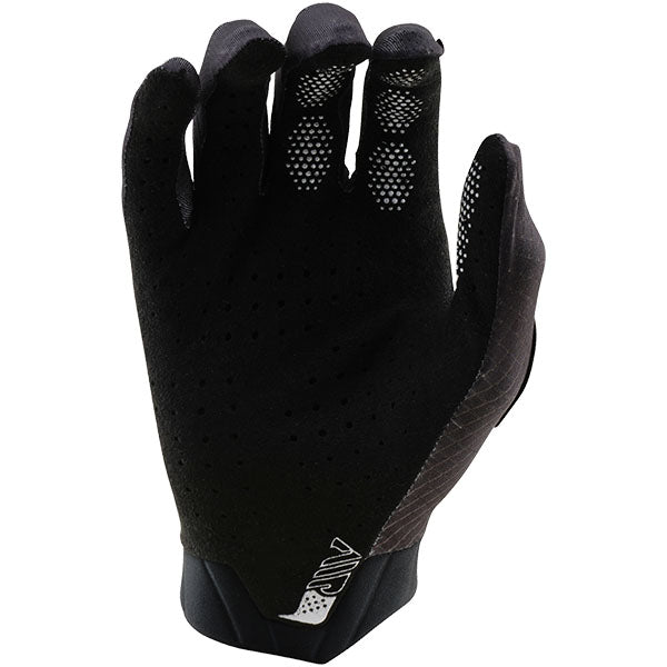 Product image of Troy Lee Designs BTO Sports 0071 TLD B25D1 AIR GLOVE MONO BLK 02 03326f5c 6b43 48d1 96a8 6a4f4ae04500 motocross gloves showing fit, construction, and colorway | Available at BTO Sports