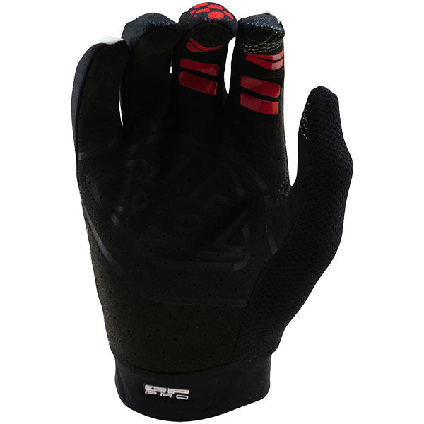 Product image of Troy Lee Designs BTO Sports 0101 TLD M25D1 GPPRO GLOVE FACTORY BLK 02 motocross gloves showing fit, construction, and colorway | Available at BTO Sports