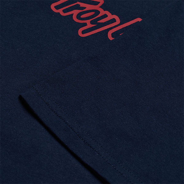 Clean studio shot of Troy Lee Designs Signature Tee (Youth); showing tee fit, printed graphics, and crew neckline; SKU 7249170