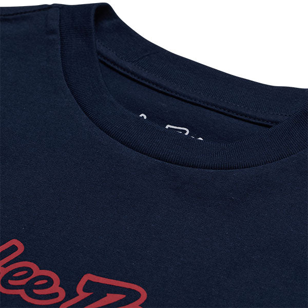 Professional studio photo of Troy Lee Designs Signature Tee (Youth); showing tee fit, printed graphics, and crew neckline; SKU 7249170