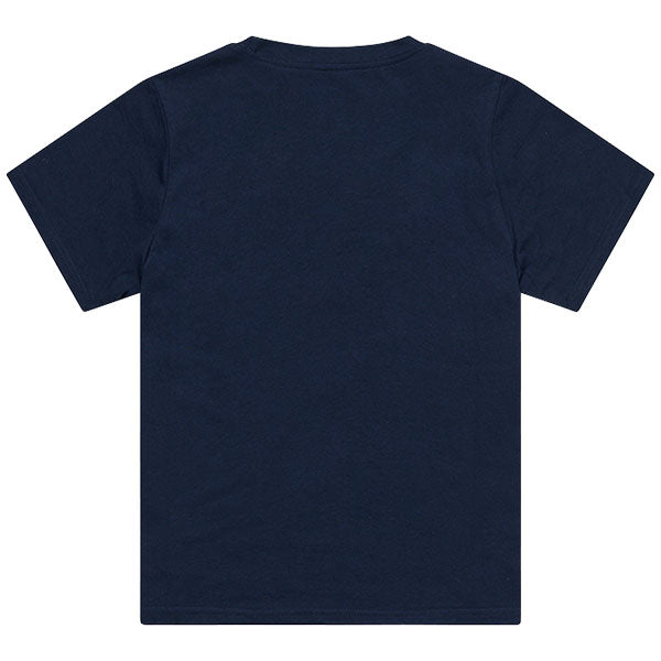 High-resolution studio image of Troy Lee Designs Signature Tee (Youth); showing tee fit, printed graphics, and crew neckline; SKU 7249170