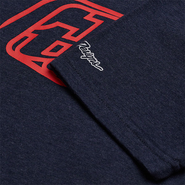 Clean studio shot of Troy Lee Designs Badge Tee (Youth); showing tee fit, printed graphics, and crew neckline; SKU 7245680; Sizes: Y-SM, Y-MD, Y-LG, Y-XL