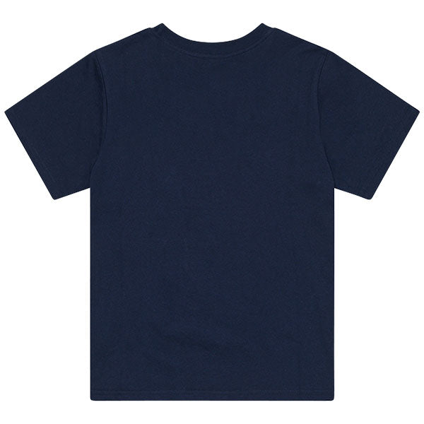 Studio photo on a white background of Troy Lee Designs Signature Tee (Womens); showing tee fit, printed graphics, and crew neckline; SKU 7539170