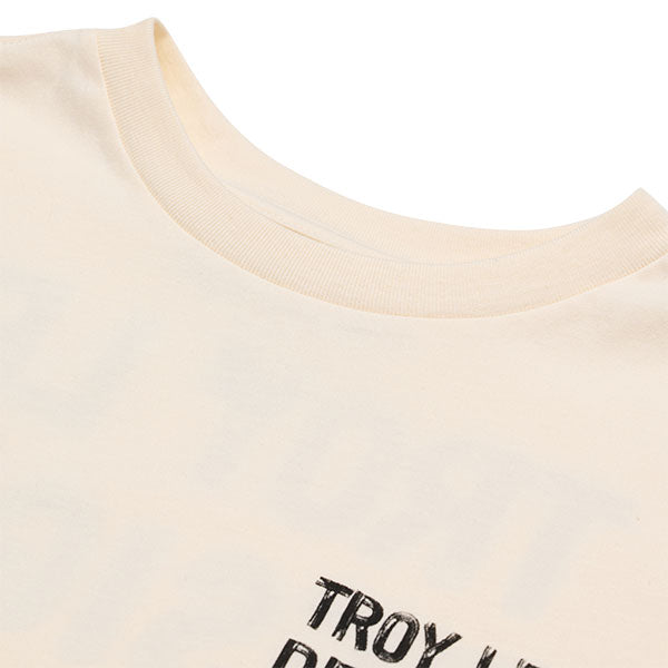 Studio photo on a white background of Troy Lee Designs Paint Shop Tee (Womens); showing tee fit, printed graphics, and crew neckline; SKU 7537290