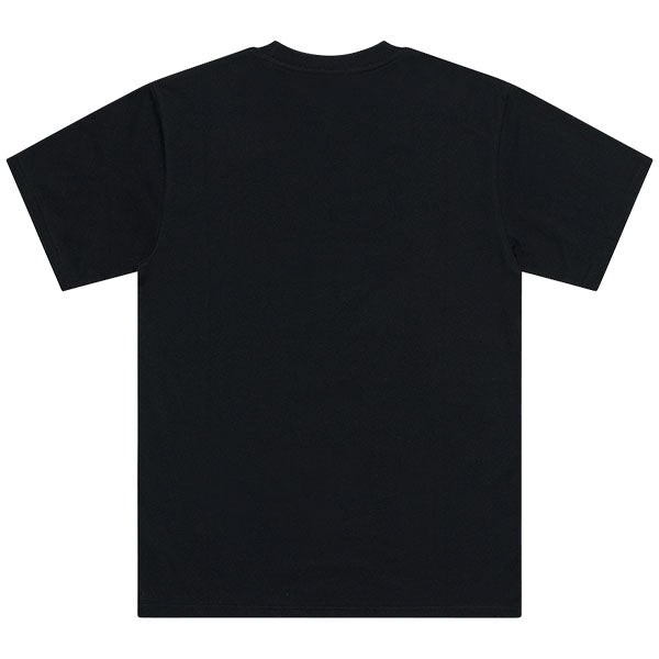 Professional studio photo of Troy Lee Designs Signature Tee; showing tee fit, printed graphics, and crew neckline; SKU 7019170; Sizes: S-2XL