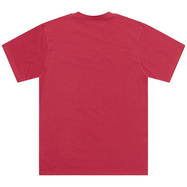 Crisp studio image on a white background of Troy Lee Designs Enjoy Tee; showing tee fit, printed graphics, and crew neckline; SKU 7017280; Sizes: S-2XL