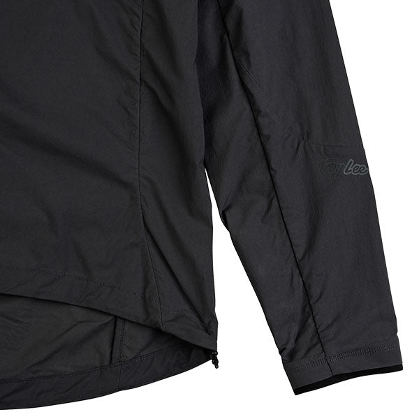 Troy Lee Designs Drift Mono Windbreaker Mountain Bike product image in Glo/Ylw sizes XS, SM, MD, LG, XL, 2X SKU 87593102. Riding Jacket | Available at BTO Sports