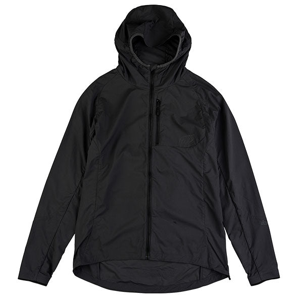 Troy Lee Designs Drift Mono Windbreaker Mountain Bike front angle view in Glo/Ylw sizes XS, SM, MD, LG, XL, 2X SKU 87593102. Riding Jacket | Available at BTO Sports