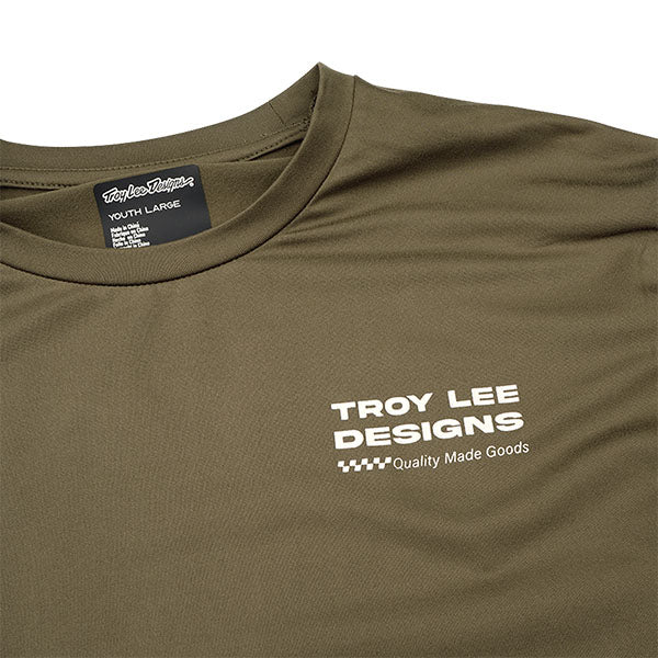 Product image of Troy Lee Designs - Ruckus Factory Long Sleeve Ride Tee (MTB) (Youth) SKU:386008003 | Designed for Mountain Bike, BMX and E-Bike riders | Available at BTO Sports