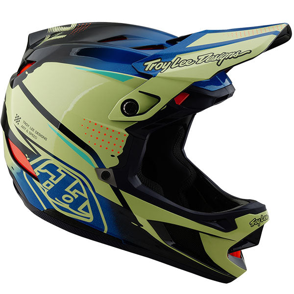 Product image of Troy Lee Designs - D4 Composite Drip MIPS Helmet (MTB) SKU:140019005 | Sizes: SM–XL | Designed for Mountain Bike, BMX and E-Bike riders | Available at BTO Sports