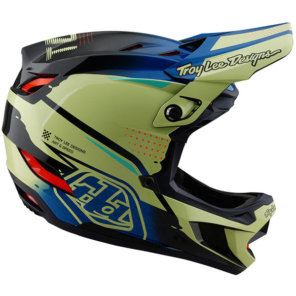 Product image of Troy Lee Designs - D4 Composite Drip MIPS Helmet (MTB) SKU:140019006 | Sizes: SM–XL | Designed for Mountain Bike, BMX and E-Bike riders | Available at BTO Sports